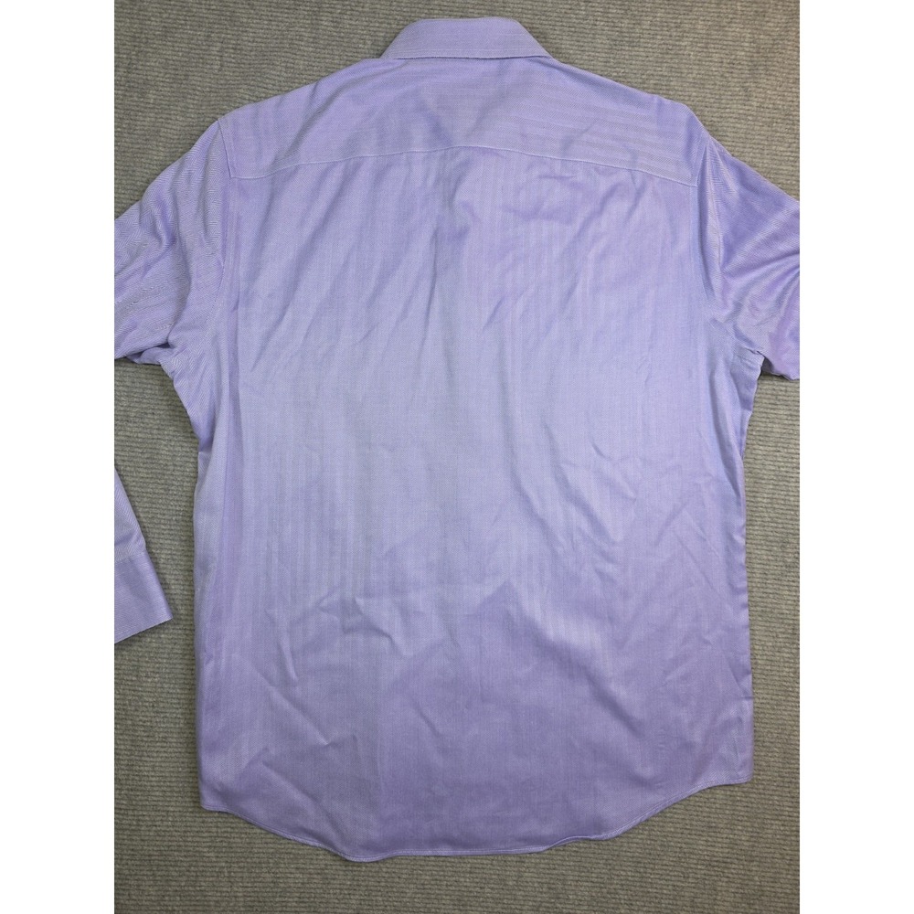 Egara Non-Iron Slim Fit Men's Cotton Lot Of 2 Dress Shirts Multicolor L - Picture 8 of 16